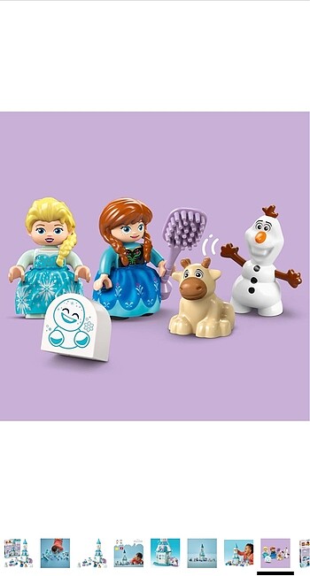  Beden Renk Lego duplo elsa karlar ülkesi frozen