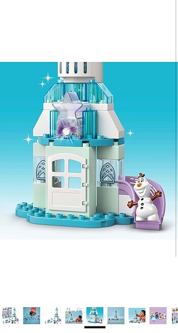  E.L.F Lego duplo elsa karlar ülkesi frozen
