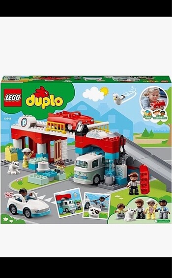 Lego duplo otopark araba yıkama