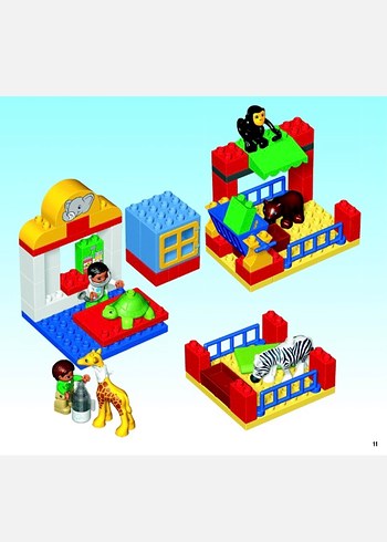 Fisher Price LEGO Duplo Hayvanat Bahçesi Oyun Seti 6158