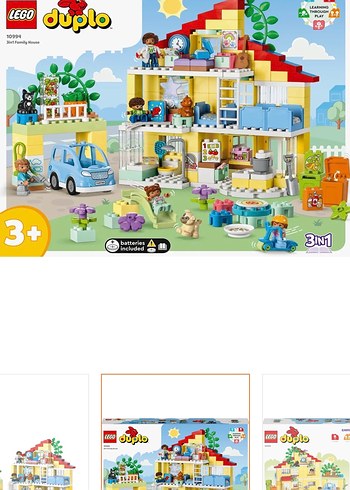 Lego duplo sarı ev