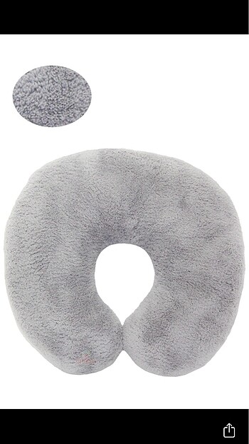 Seyahat Boyun Yastığı Ortopedik Gri - Görsel 2
