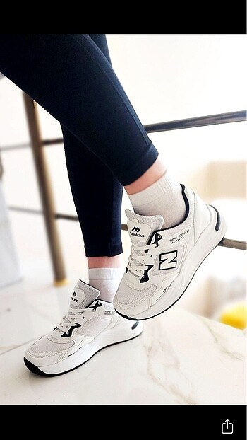 Kadın Beyaz N Yüksek Taban Ortopedik ... - Görsel 2