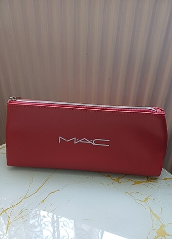  Beden pembe Renk Orijinal mac makyaj çantası. 