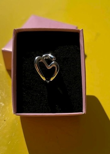 Gümüş Renkli Minimalist Kadın Yüzük - Görsel 2