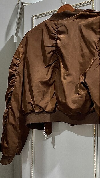 Stradivarius Stradivarius kahverengi bomber ceket