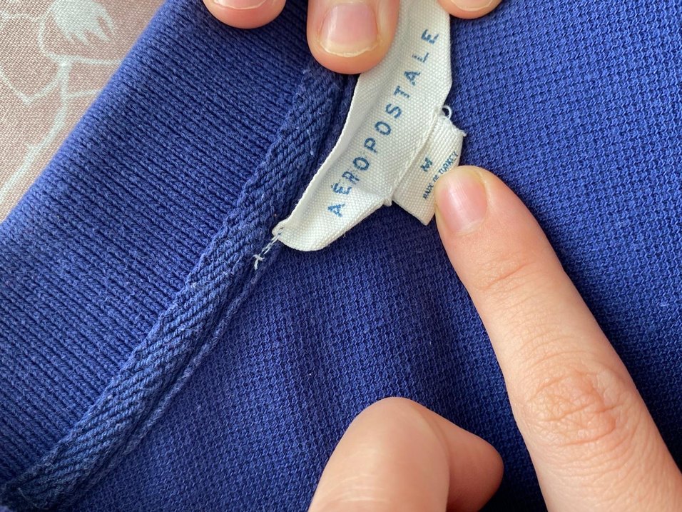 Erkek Lacivert Polo Yaka Tişört - Görsel 2