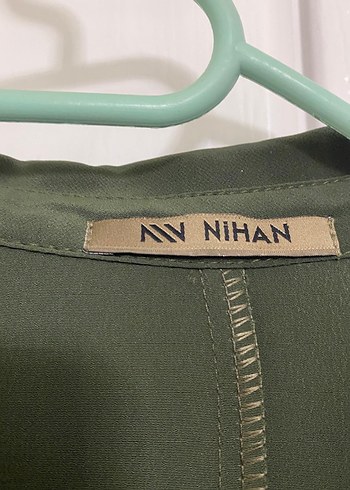 Yeşil Düğmeli uzun pardesü - Görsel 2