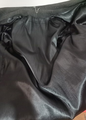 Düğmeli Gri Klasik Midi Yün Kaban - Görsel 7