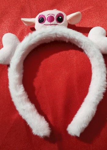 Stitch Pembe Peluş Taç - Görsel 3