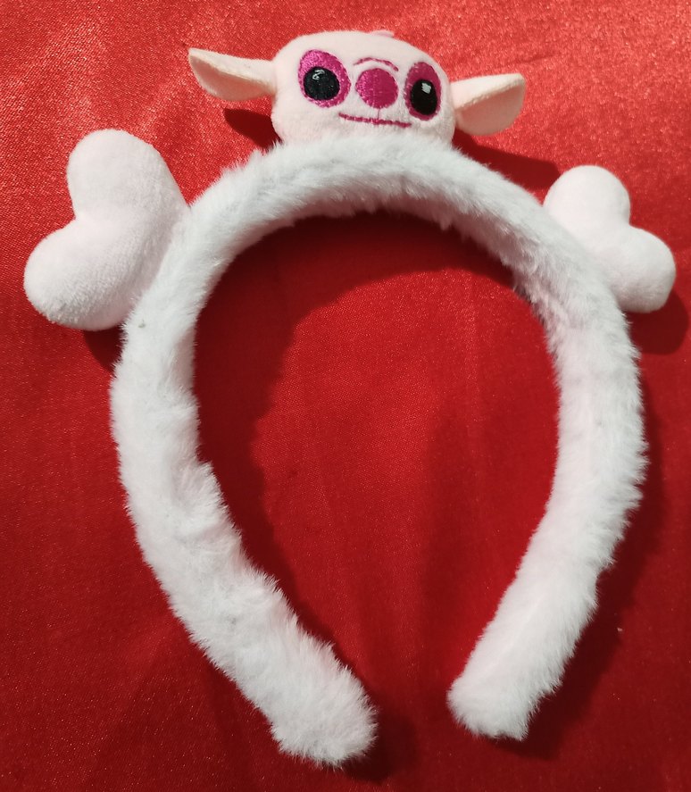 Stitch Pembe Peluş Taç - Görsel 2