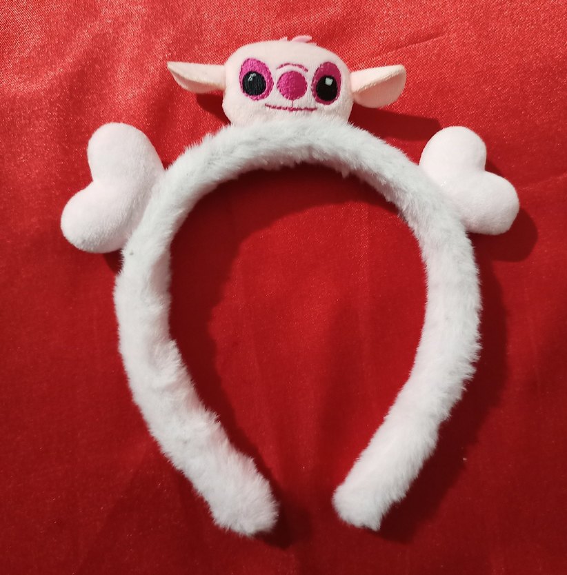 Stitch Pembe Peluş Taç - Görsel 4