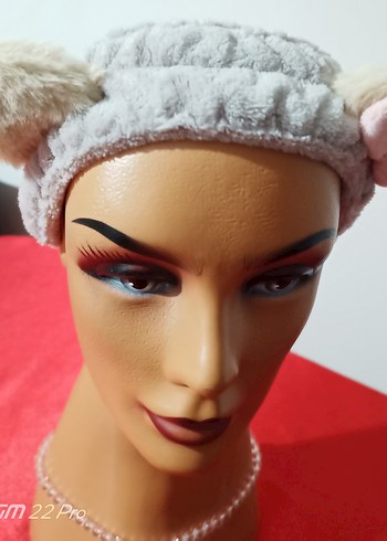 Makyaj Saç bandı kulaklı ve fiyonklu - Görsel 3