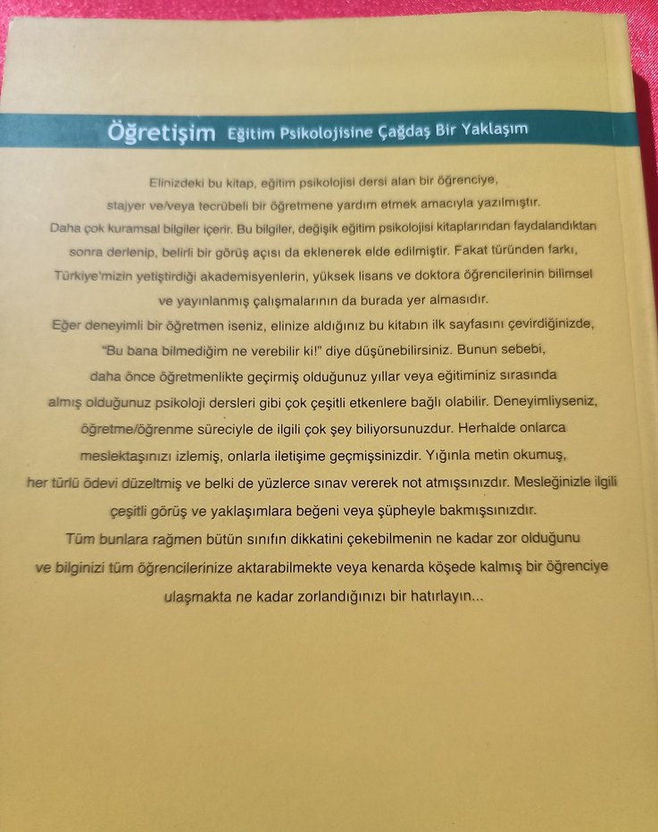 Öğretişim - Eğitim Psikolojisine Çağdaş Yaklaşım - Görsel 5