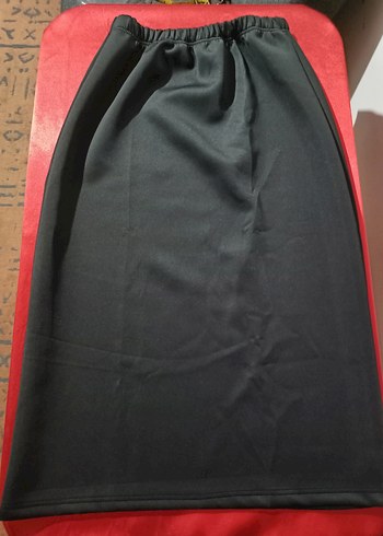 Dalgıç Kumaş Kalem Etek Siyah - Görsel 4