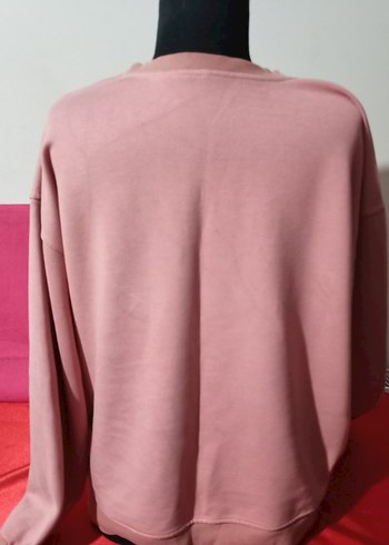 Pembe Kadın Oversize Sweatshirt - Görsel 3