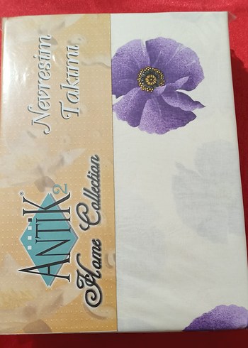 Mor Çiçek Desenli Nevresim Takımı - Görsel 5