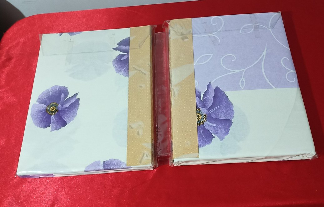 Mor Çiçek Desenli Nevresim Takımı - Görsel 4