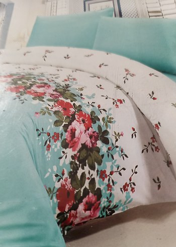 idaş Baskılı Beyaz Nevresim Takımı - Görsel 4