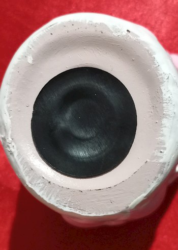 Pastel Pembe Taç Figür Kumbara - Görsel 6