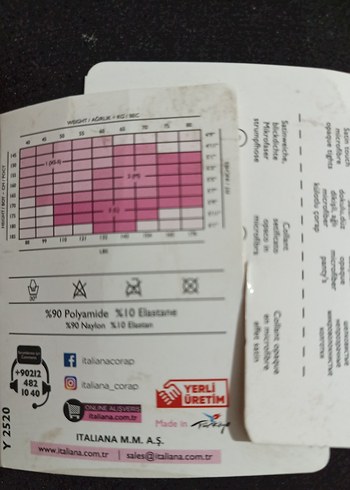 İtalyan Mikro 100 denye külotlu çorap - Görsel 6