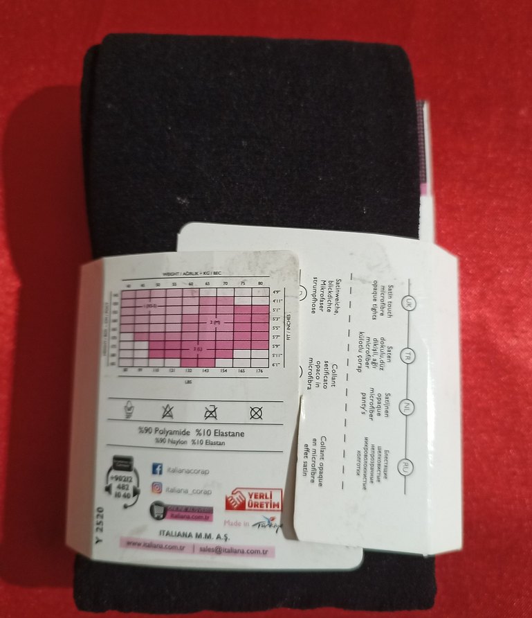 İtalyan Mikro 100 denye külotlu çorap - Görsel 5