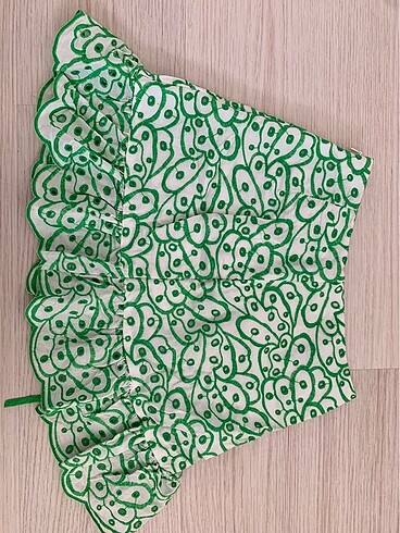 36 Beden H&M Dıvıded fırfırlı etek bluz Takımı
