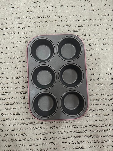 Tantitoni 6 lı pembe muffin kalıbı