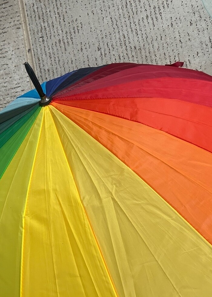 16 telli Gökkuşağı şemsiye - Görsel 3
