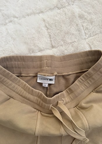 Bej Mini Keten Rahat Kesim Şort - Görsel 3