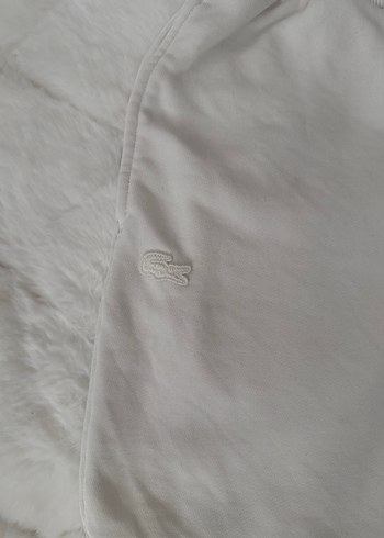 Lacoste Beyaz Kadın Mini Şort - Görsel 2