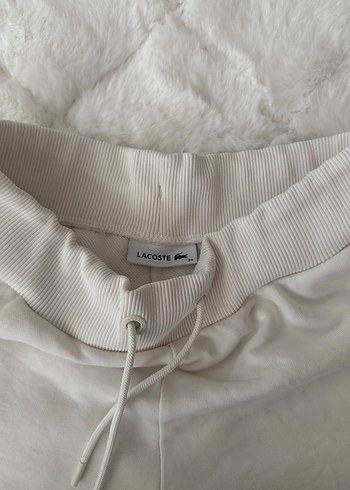 Lacoste Beyaz Kadın Mini Şort - Görsel 3