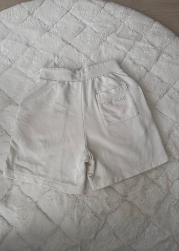 Lacoste Beyaz Kadın Mini Şort - Görsel 4