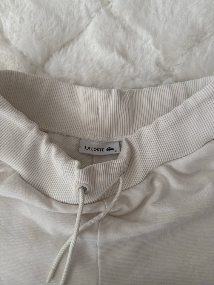 Lacoste Beyaz Kadın Mini Şort - Görsel 3