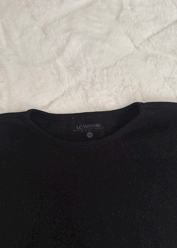 Siyah Uzun Kollu Kadın Triko - Görsel 2