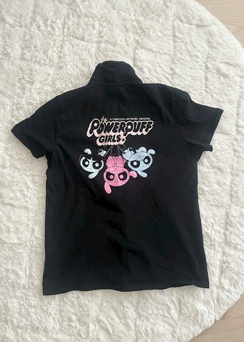 Düğmeli Siyah Kısa Kollu Kadın pijama üstü - Görsel 2