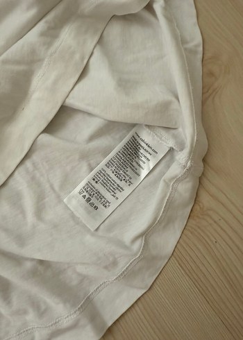 Calvin Klein Erkek Beyaz Pamuklu Tişört - Görsel 3