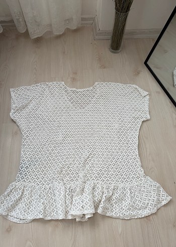 Dantel Detaylı Bohem pareo - Görsel 4