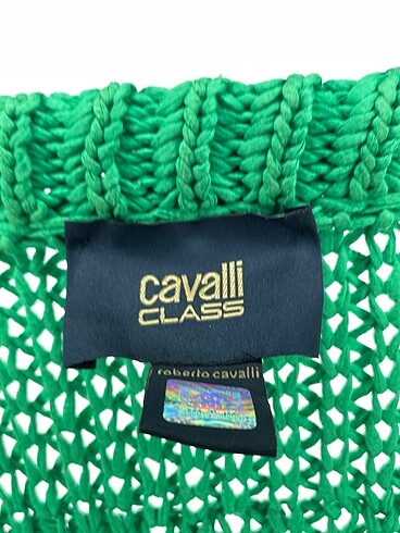 38 Beden yeşil Renk Roberto Cavalli Kazak / Triko %70 İndirimli.