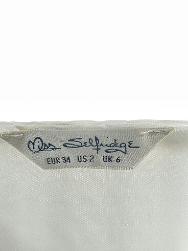 34 Beden beyaz Renk Miss Selfridge Kısa Elbise %70 İndirimli.