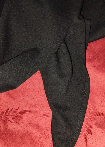 H&M Siyah Kadın Kumaş Pantolon Yırtmaçlı