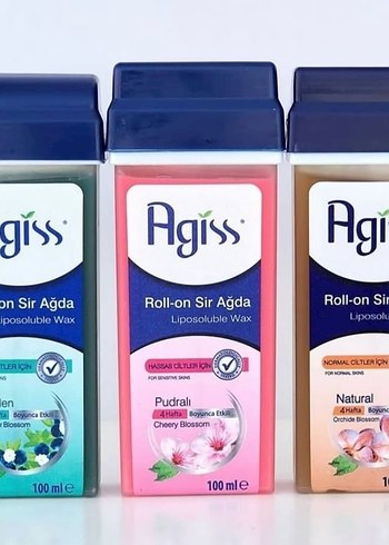 Agiss Roll-on Sir Ağda 100 ml Çeşitleri