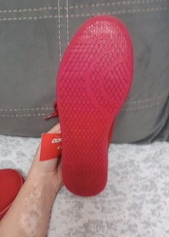 Kırmızı Kadın Spor Ayakkabı - Görsel 3