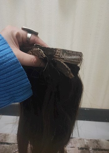 Kahverengi  Kadın gercek  Saç - Görsel 7