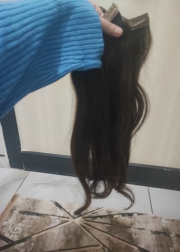 Kahverengi  Kadın gercek  Saç - Görsel 4