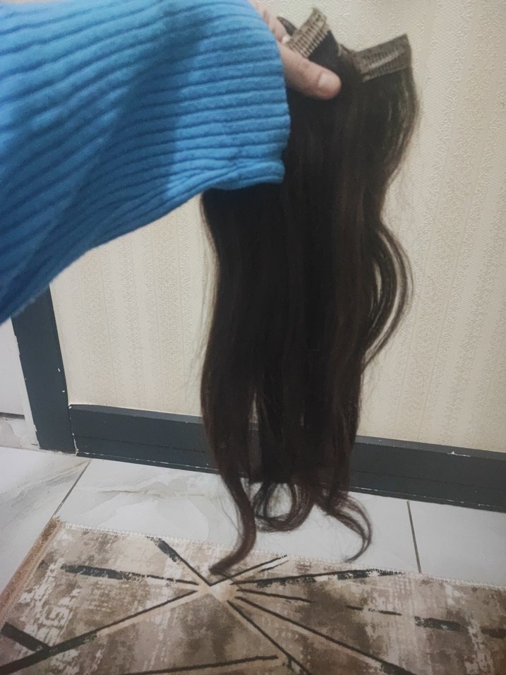 Kahverengi  Kadın gercek  Saç - Görsel 4