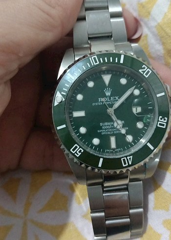 Rolex Klasik Erkek Kol Saati Yeşil Kadran 100  orjinal - Görsel 3