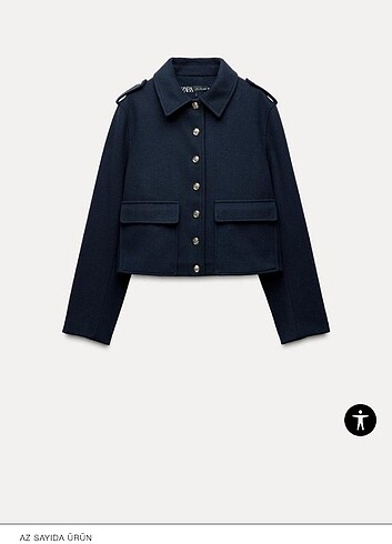 Zara kaşe ceket mont