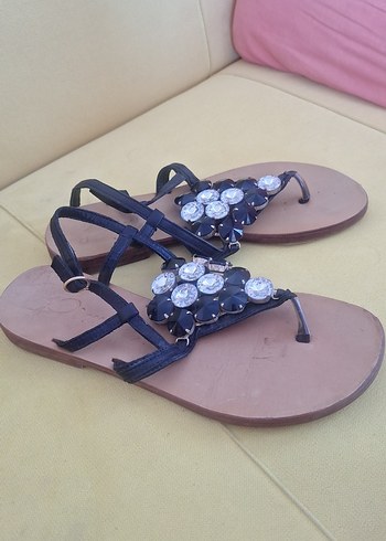 Bohem Kadın taşlı Sandalet