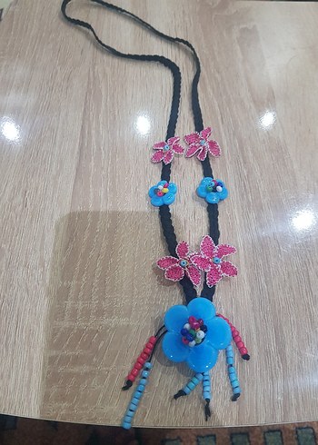 Beden çeşitli Renk Renkli Boncuklu iğne oyalı Uzun Bohem Kolye
